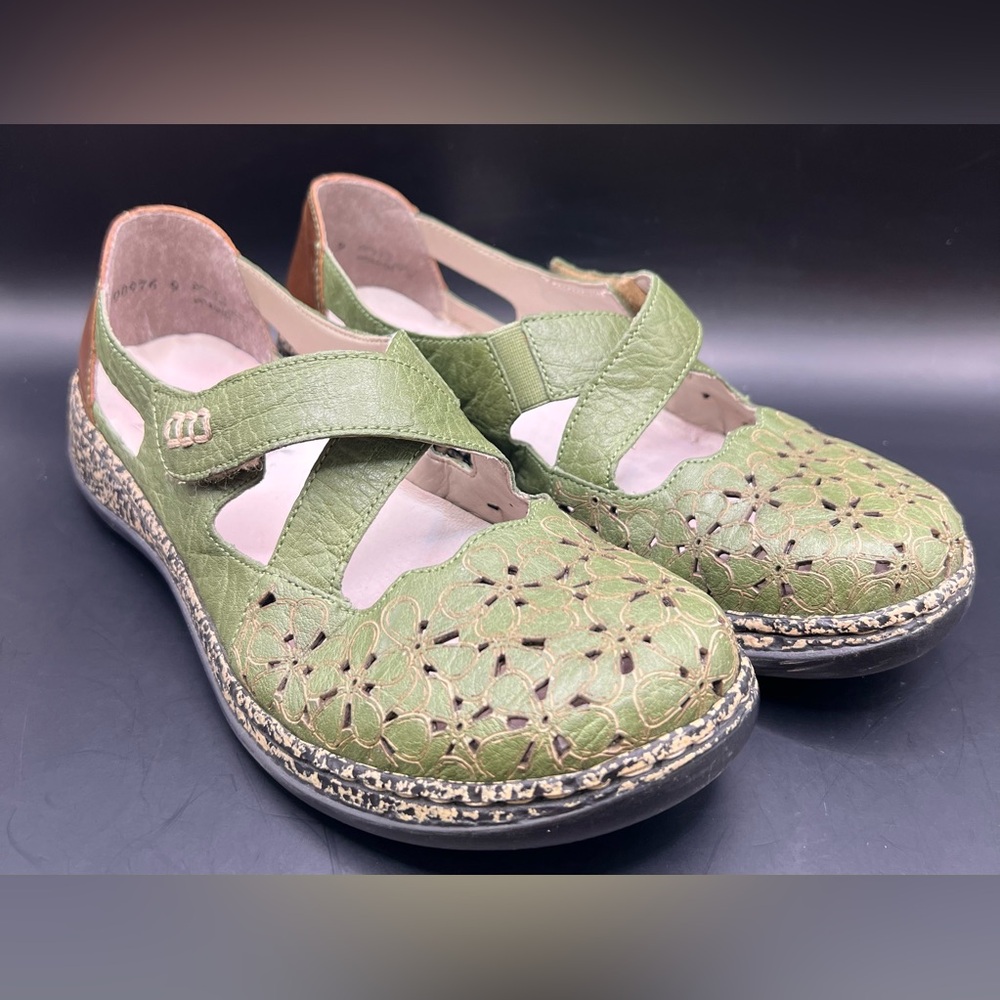 Rieker- Womens, Size:37, Green Women's Shoes, Pre-Owned